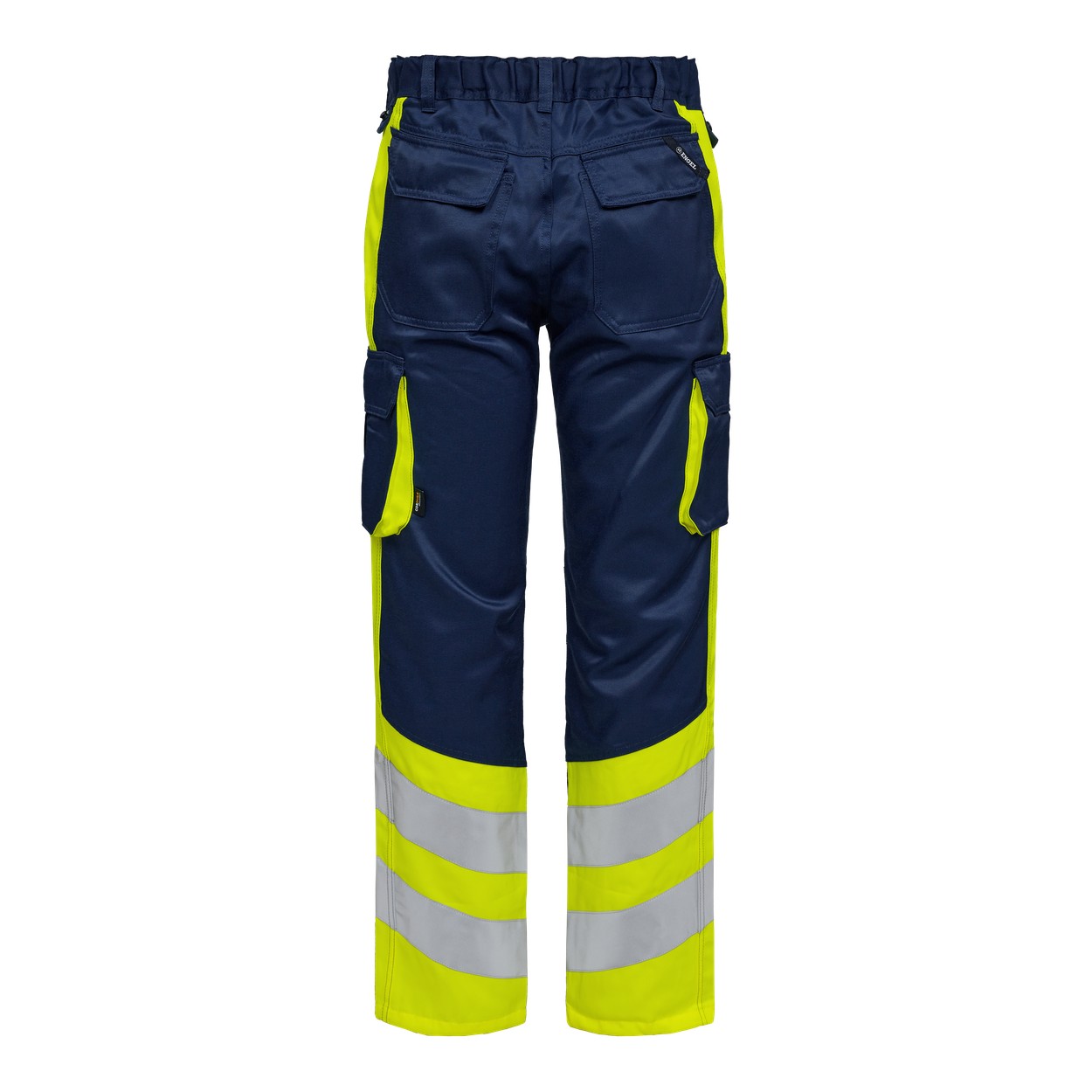 ENGEL Safety Light Arbeitshose in Blue Ink/Gelb, Größe 106