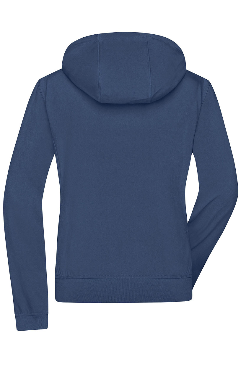 Ladies' Hooded Softshell Jacket "JN1145" in Navy/Navy, Größe 2XL - Daiber
