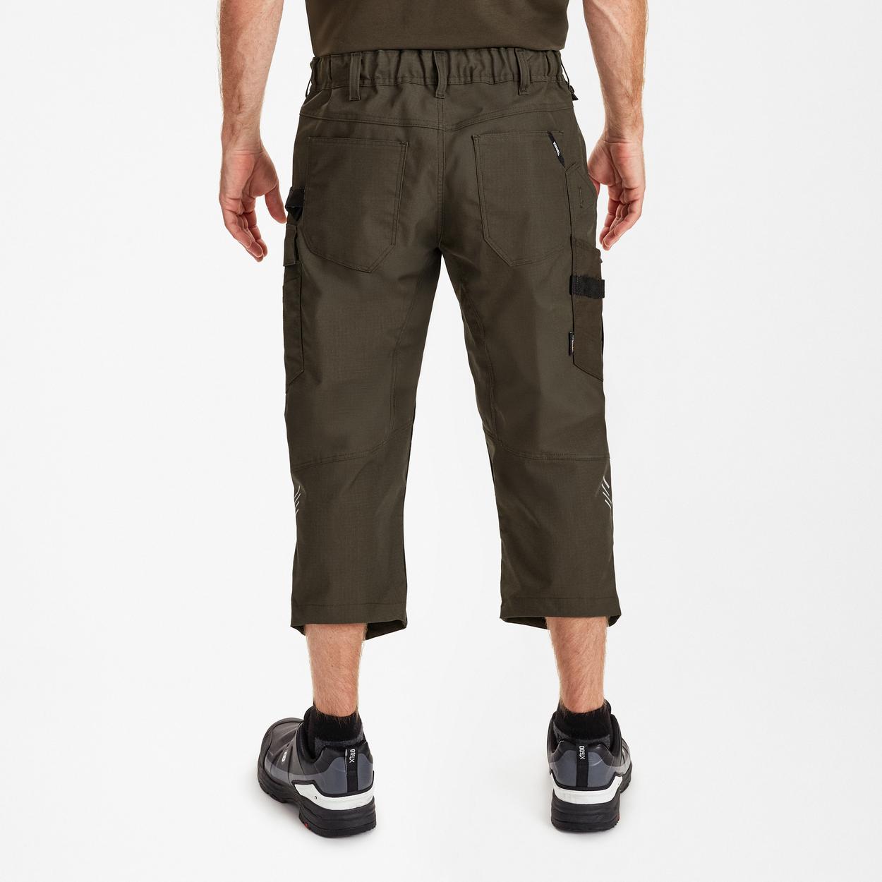 ENGEL Entire 3/4-Hose mit 2-Wege-Stretch in Forest Green, Größe 54