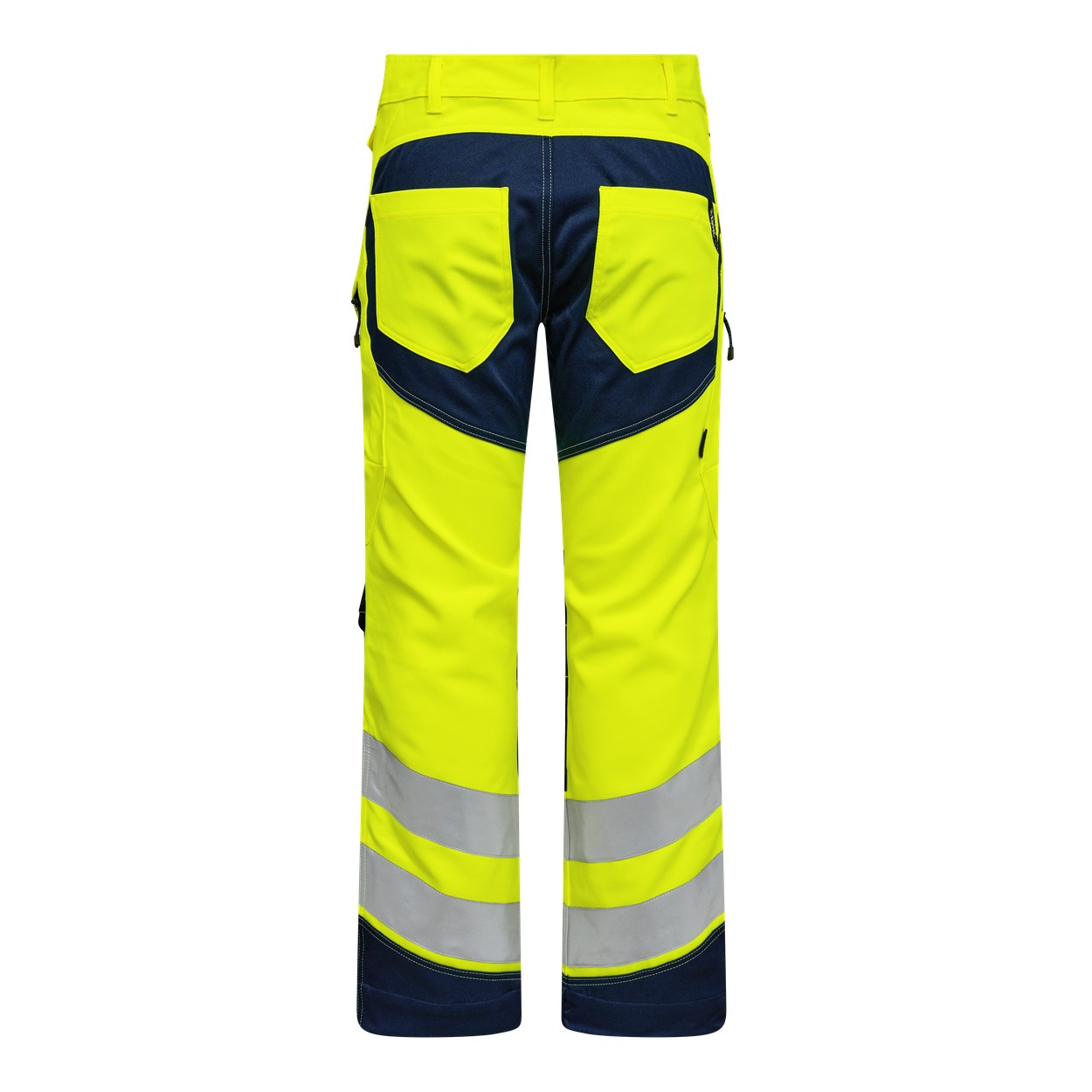 ENGEL Safety Arbeitshose mit 2-Wege-Stretch in Gelb/Blue Ink, Größe 26