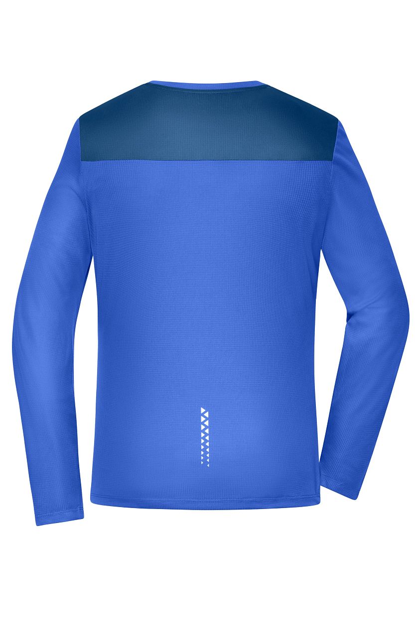 Ladies' Running Shirt Longsleeve GRS "JN1385" in Peacock-Blue, Größe 2XL - Daiber
