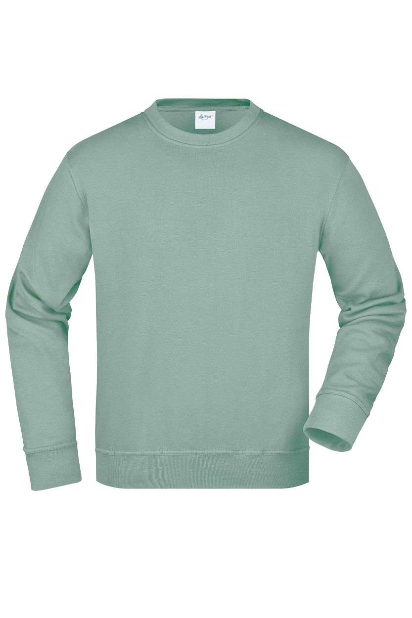 Workwear Sweatshirt "JN840" in Foggy-Green, Größe 6XL - Daiber