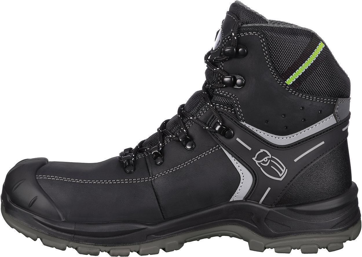 Stiefel niedrig L6125 Prag in Schwarz, Gr. 48 von Leibwächter