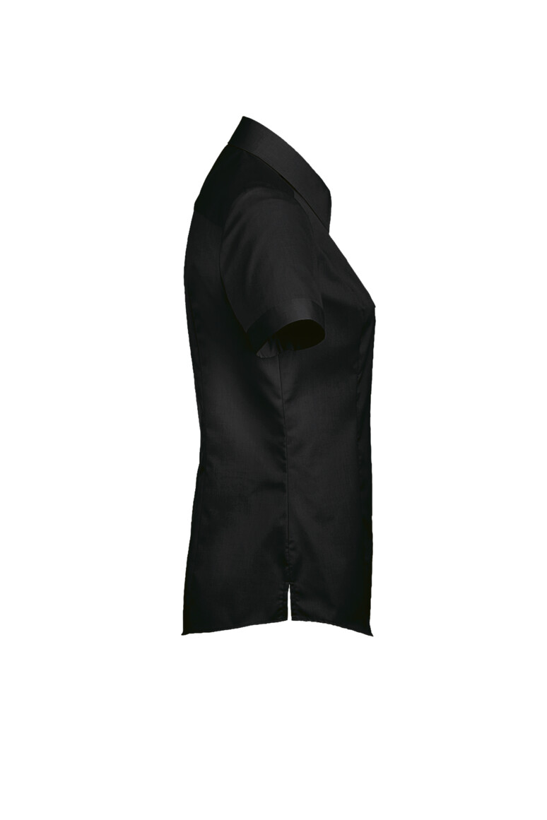 HAKRO 112 1/2-Arm Bluse Business in Schwarz, Größe 3XL