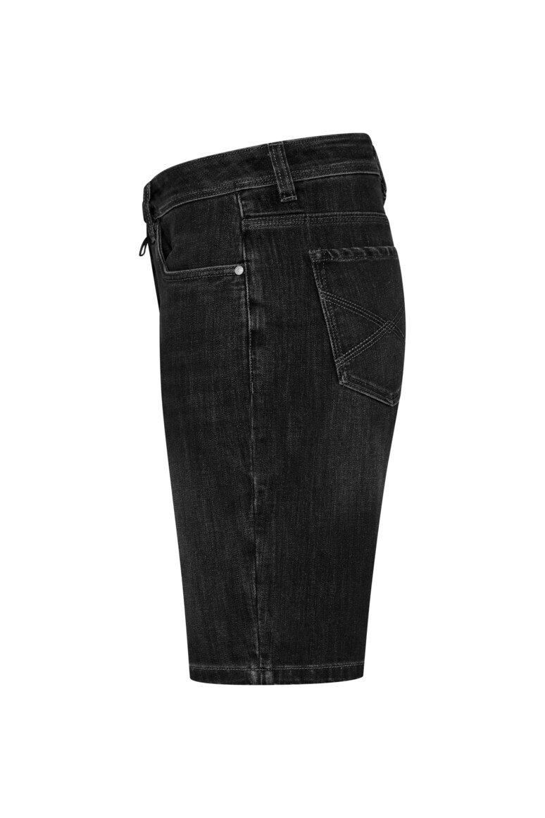 HAKRO 733 5-POCKET-JEANSSHORTS X-STRETCH ECO in Schwarz, Größe 3XL