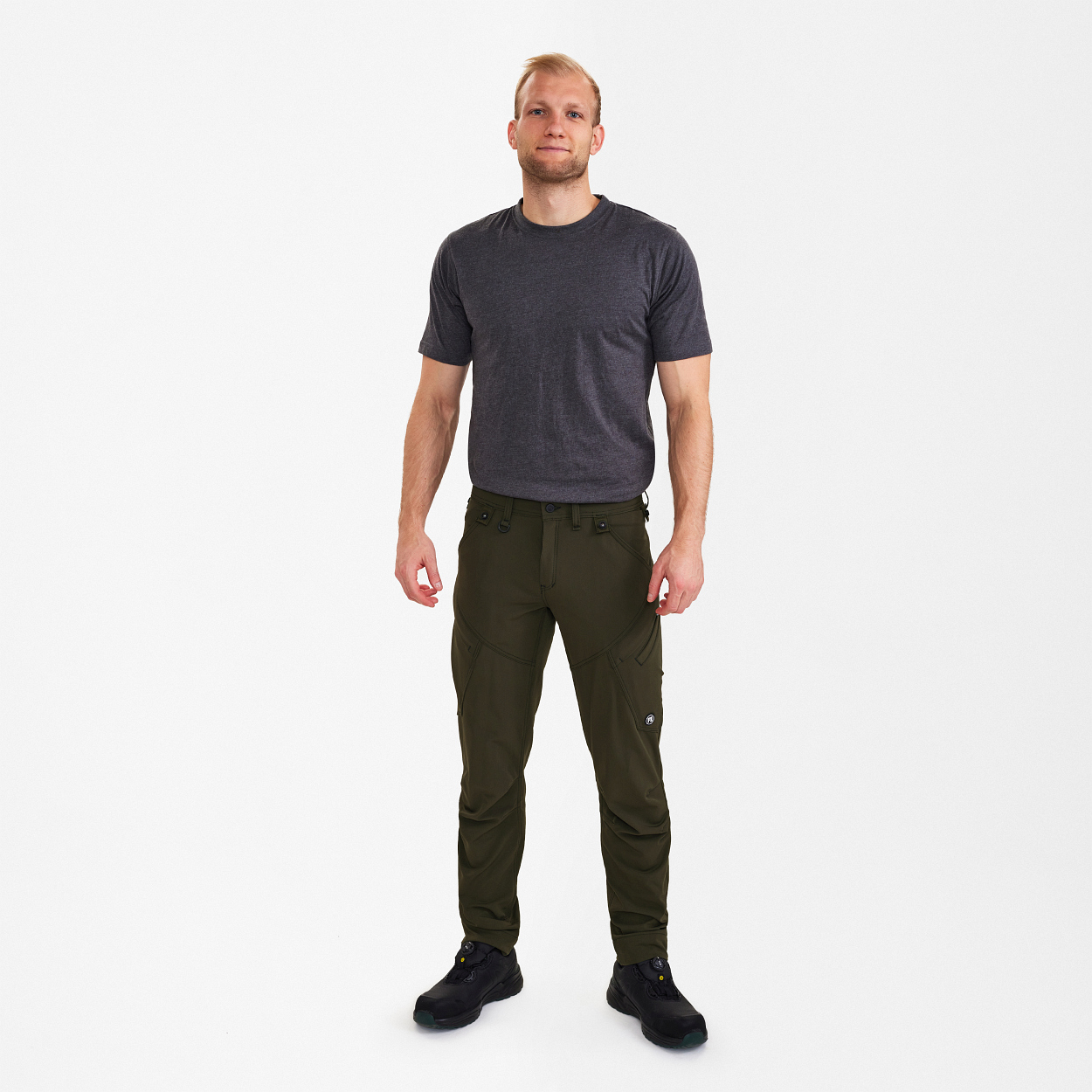 ENGEL X-treme Servicehose mit 4-Wege-Stretch in Forest Green, Größe 26