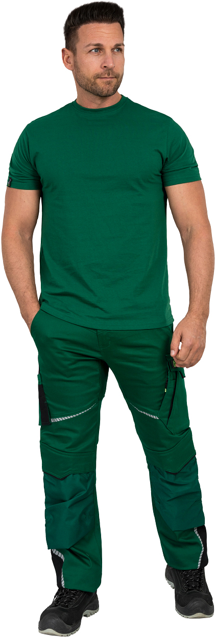 T-Shirt Rundhals "Tom" Classic Line Grün LWTR, Gr. 2XL von Leibwächter