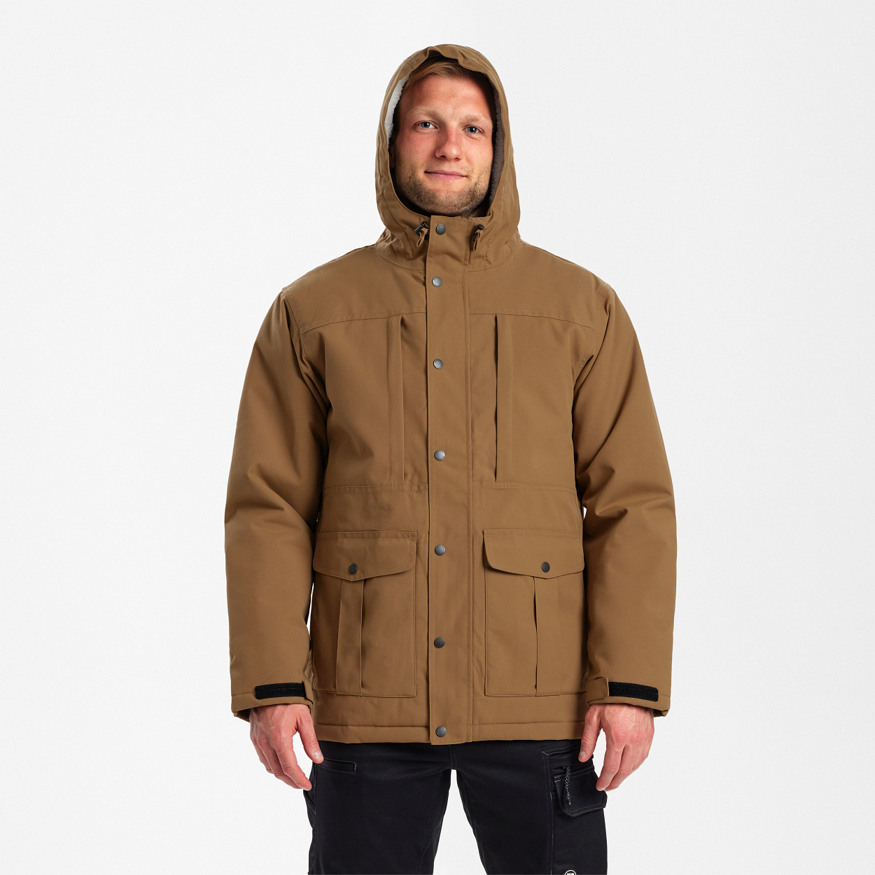 ENGEL Extend Winterjacke in Toffee Brown, Größe XS