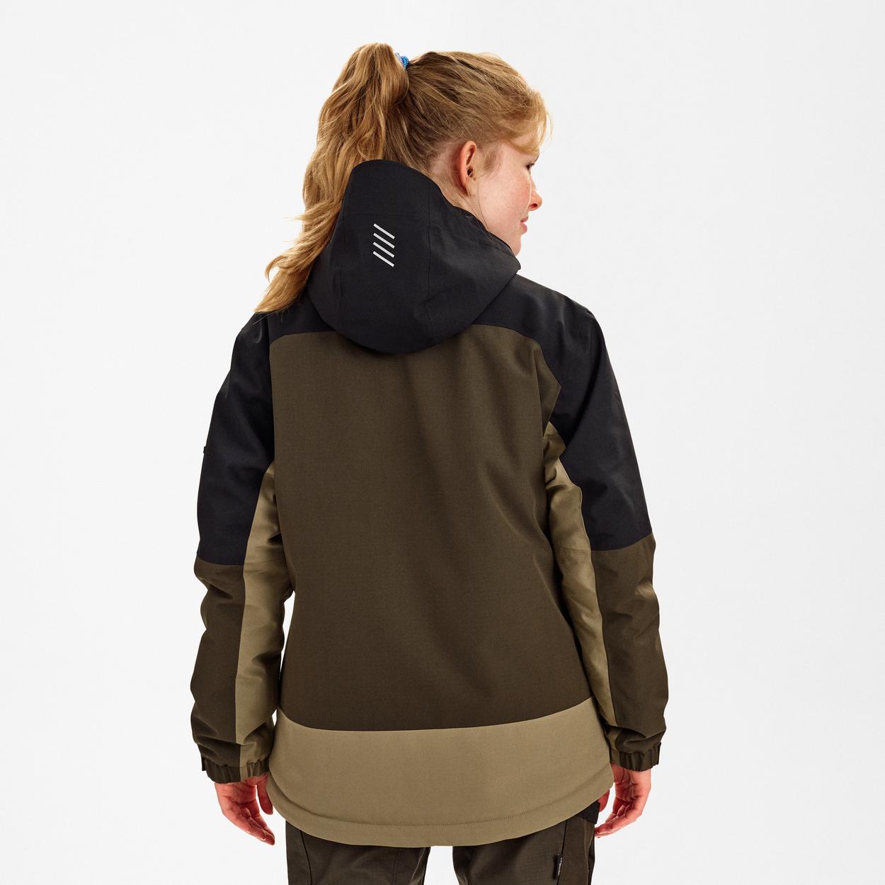 ENGEL Entire Damen Winterjacke in Forest Green/Schwarz, Größe XS