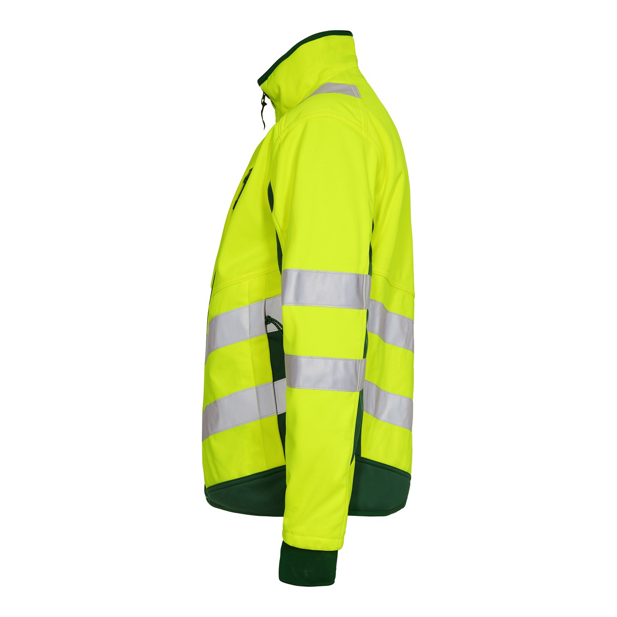 ENGEL Safety Softshelljacke in Gelb/Grün, Größe 2XL