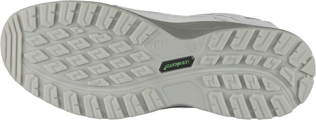 Halbschuh L3595 Lyon in Weiß/Grau, Gr. 47 von Leibwächter