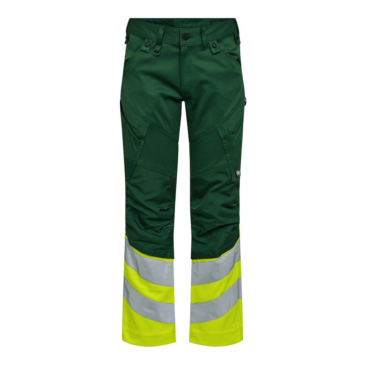 ENGEL Safety Hose in Green/Hivis yellow, Größe 26