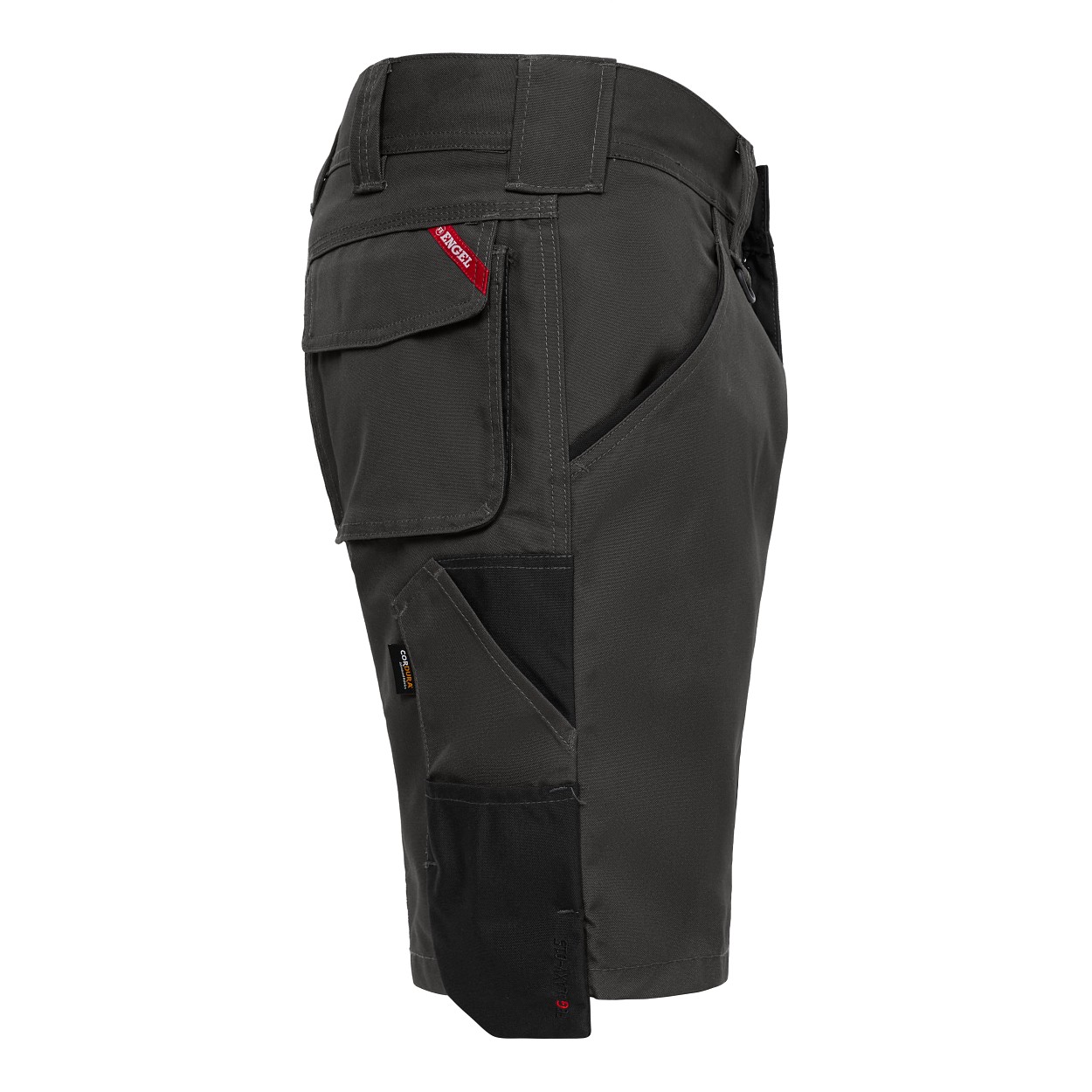 ENGEL Galaxy Shorts in Anthrazitgrau/Schwarz, Größe 54