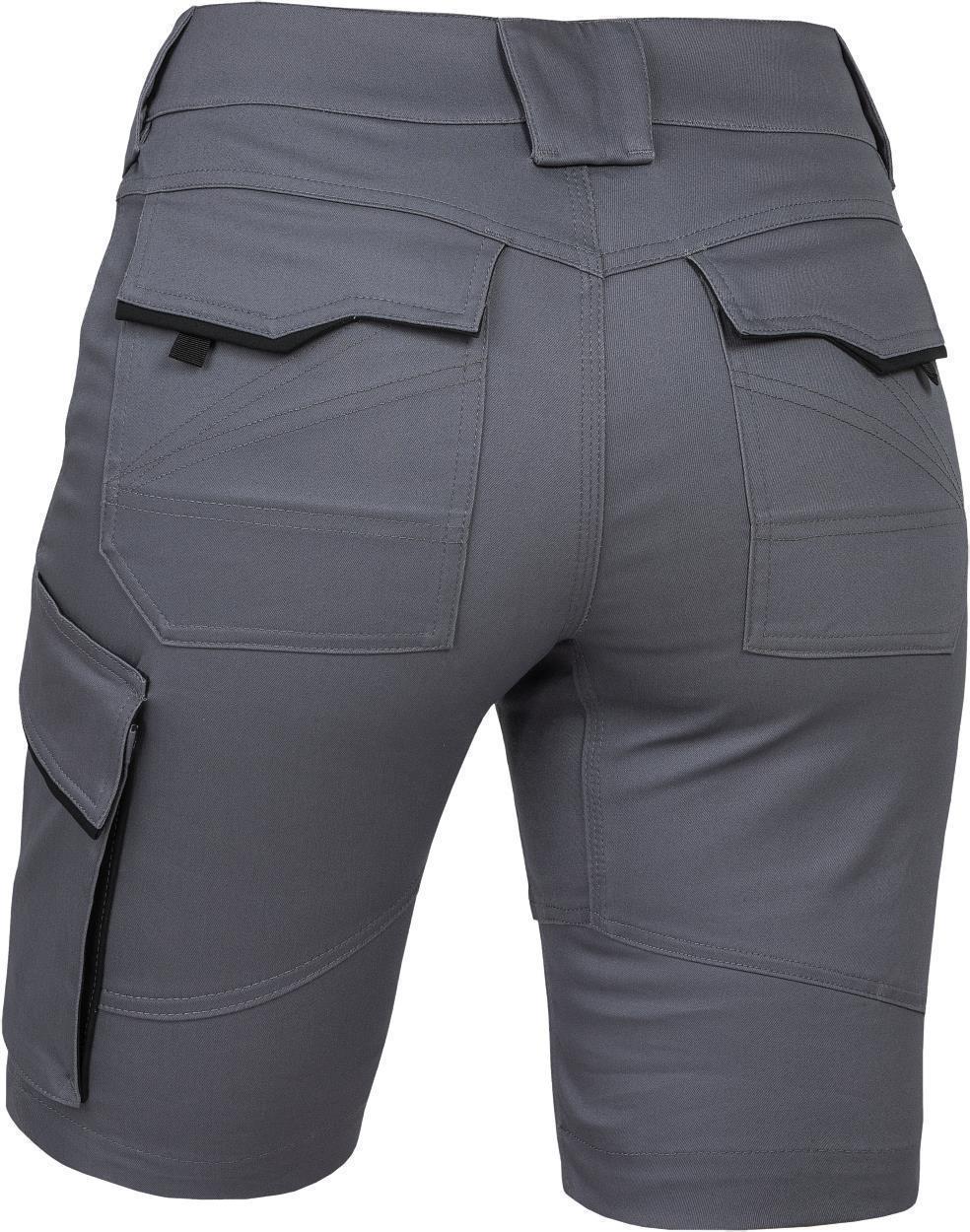 Damen Shorts Flex Line Grau/Schwarz FLXDK, Gr. 52 von Leibwächter