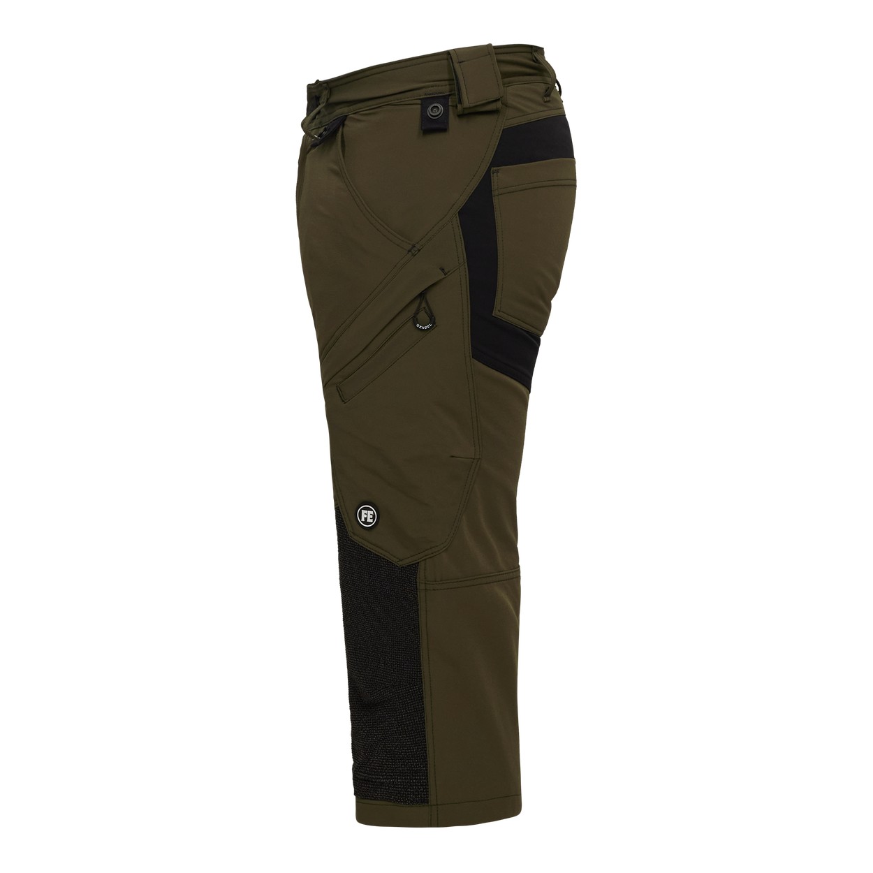 ENGEL X-treme 3/4-Hose mit 4-Wege-Stretch in Forest Green, Größe 54