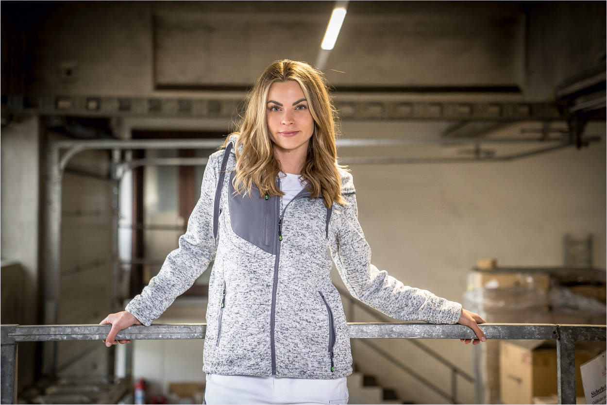 Strickjacke Casual Line Unisex Weiß CASTJ, Gr. 2XL von Leibwächter