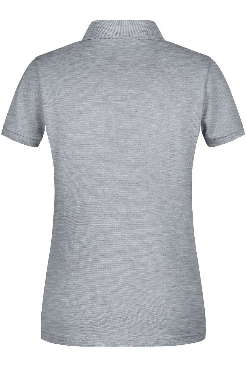 Ladies' Basic Polo OCS Standard "8009" in Grey-Heather, Größe 2XL - Daiber