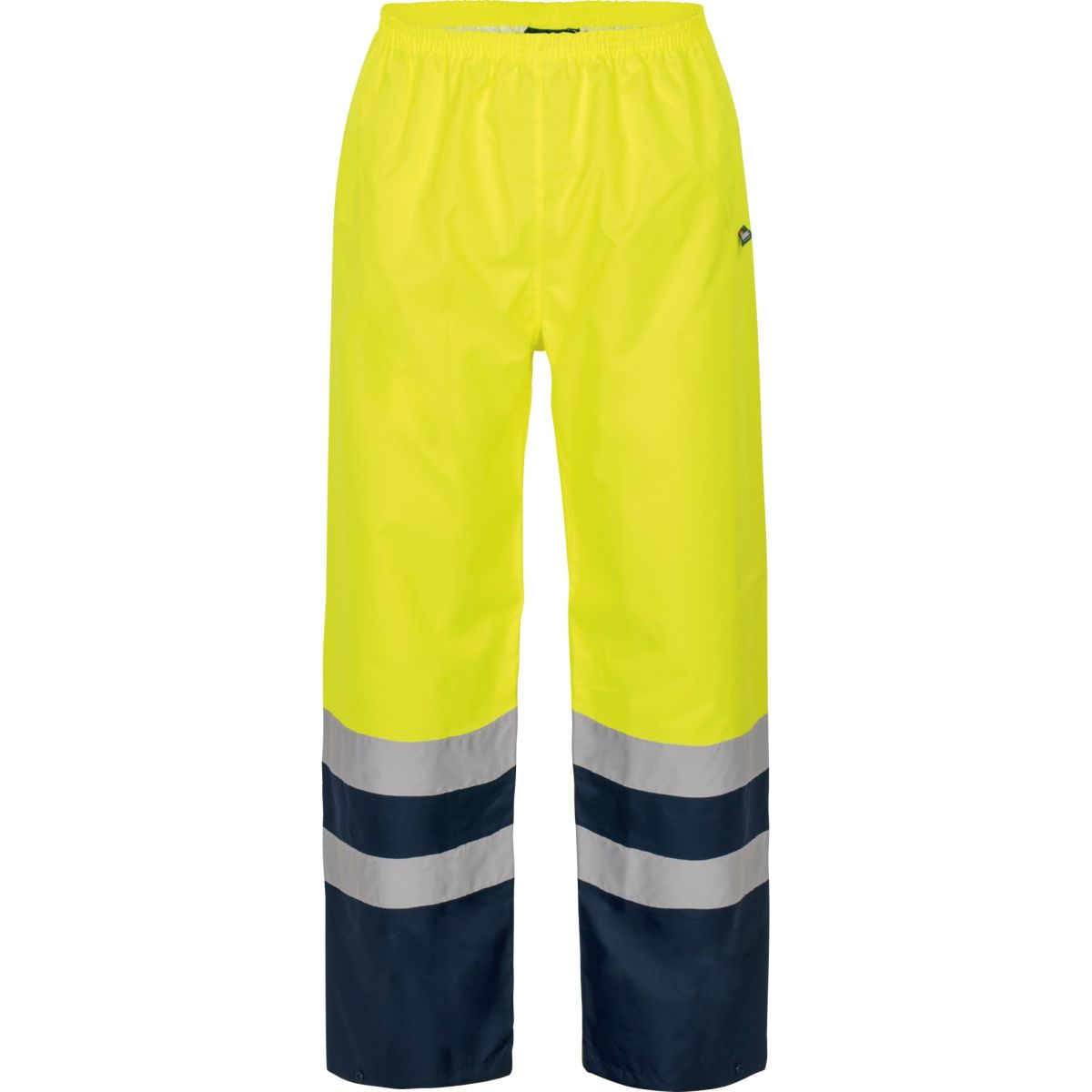 Warnschutz-Kontrast-Regenhose leuchtgelb-marine von Vizwell Warnschutz-Kontrast-Regenhose leuchtgelb-marine von Vizwell