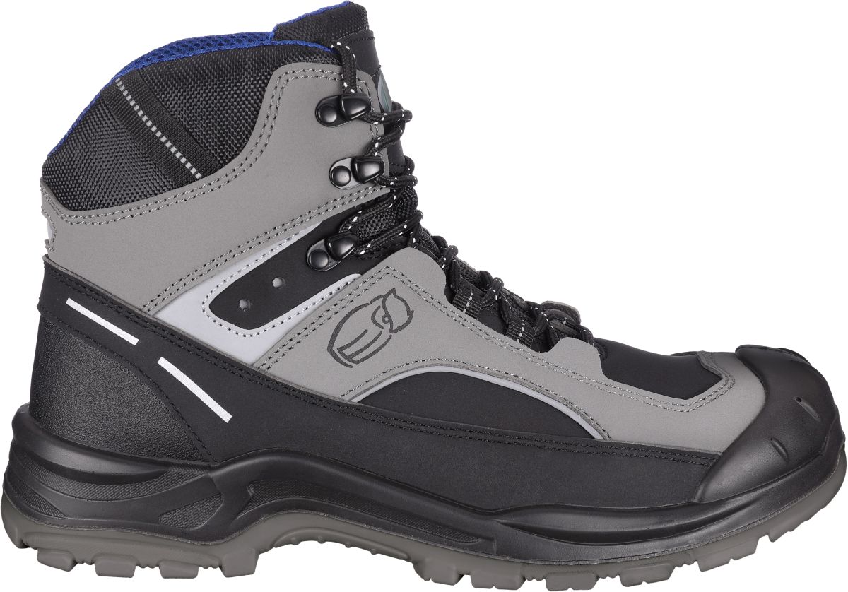Stiefel niedrig L6124 Paris in Grau/Schwarz, Gr. 47 von Leibwächter Stiefel niedrig L6124 Paris in Grau/Schwarz, Gr. 47 von Leibwächter