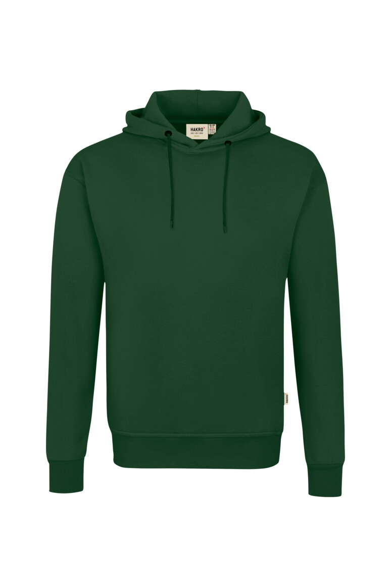 HAKRO 560 Kapuzen-Sweatshirt Bio-Baumwolle GOTS in Tanne, Größe 6XL