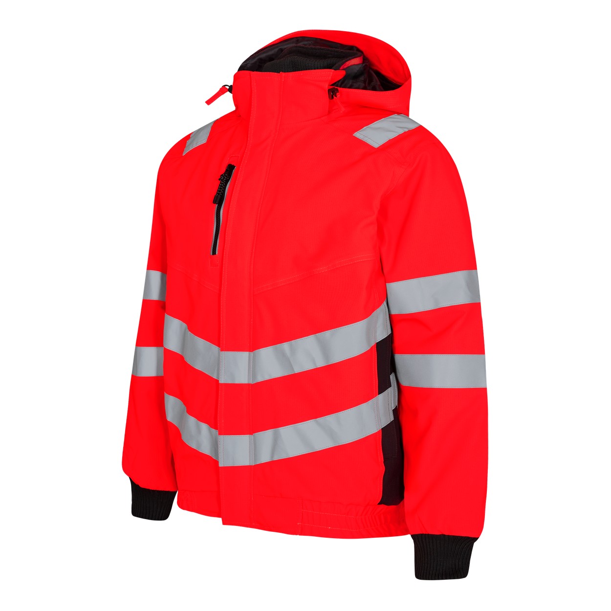 ENGEL Safety Pilotjacke in Rot/Schwarz, Größe 2XL