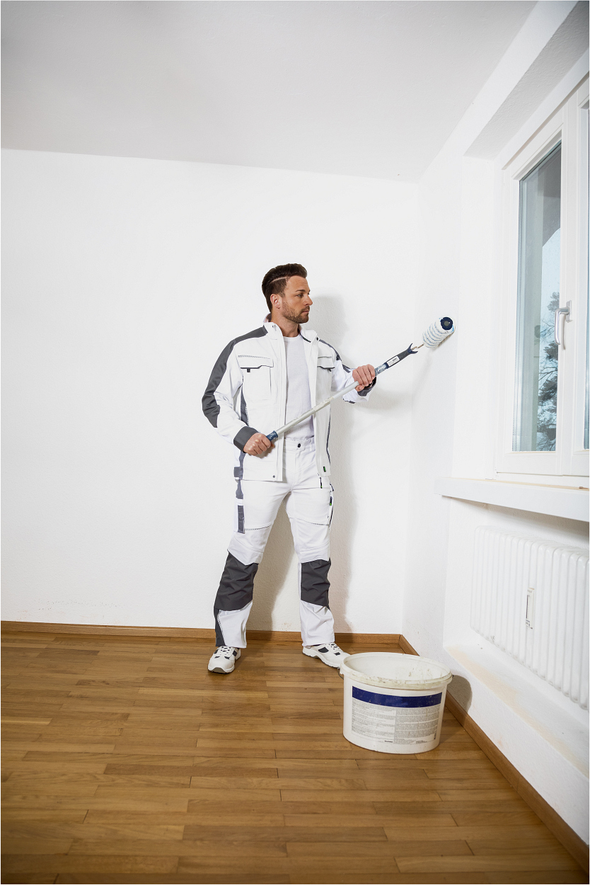 Bundjacke Flex Line Weiß/Grau FLEXJ, Gr. 2XL von Leibwächter