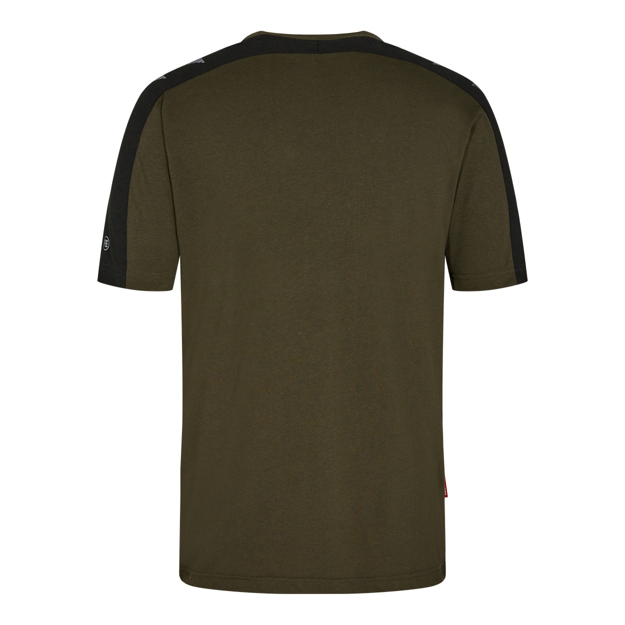 ENGEL Galaxy T-Shirt in Forest Green/Schwarz, Größe XS