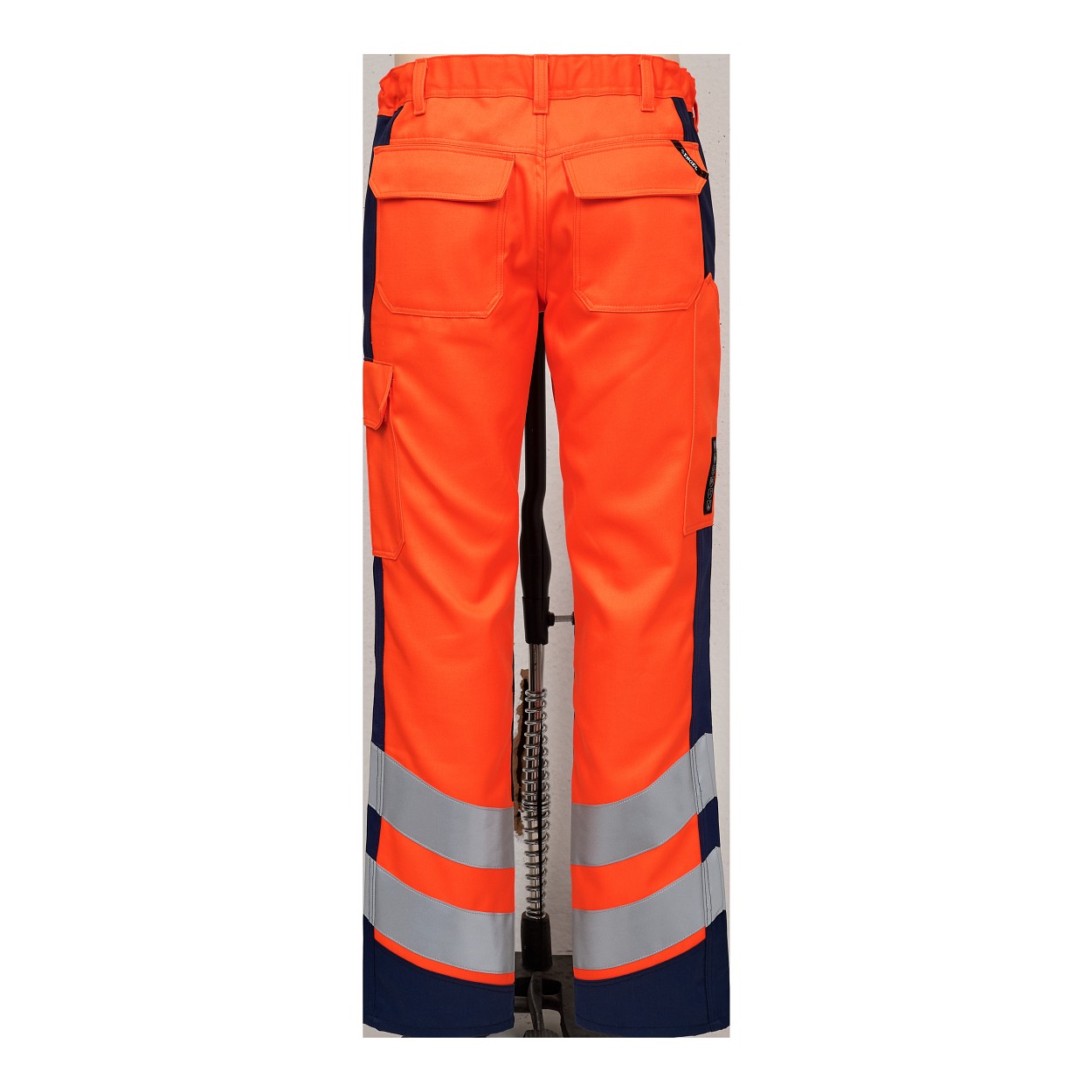ENGEL Safety+ Arbeitshose in Orange/Blue ink, Größe 106