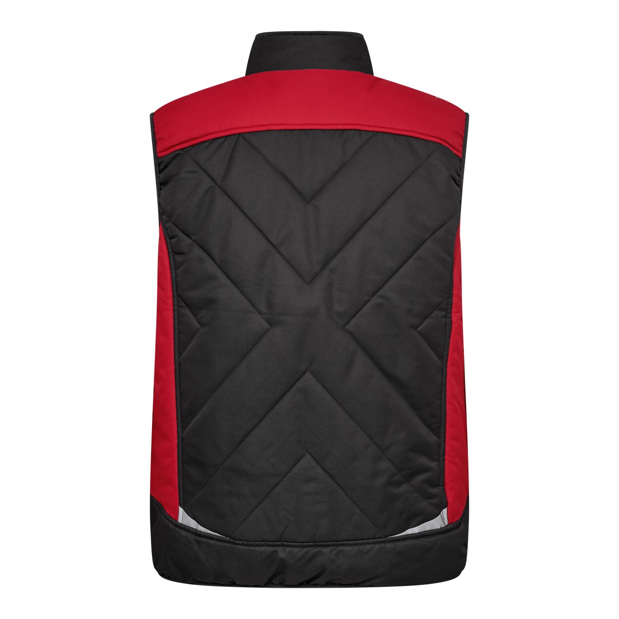 ENGEL Galaxy Stepp-Winterweste in Anthrazit Grau/Tomato Red, Größe XS