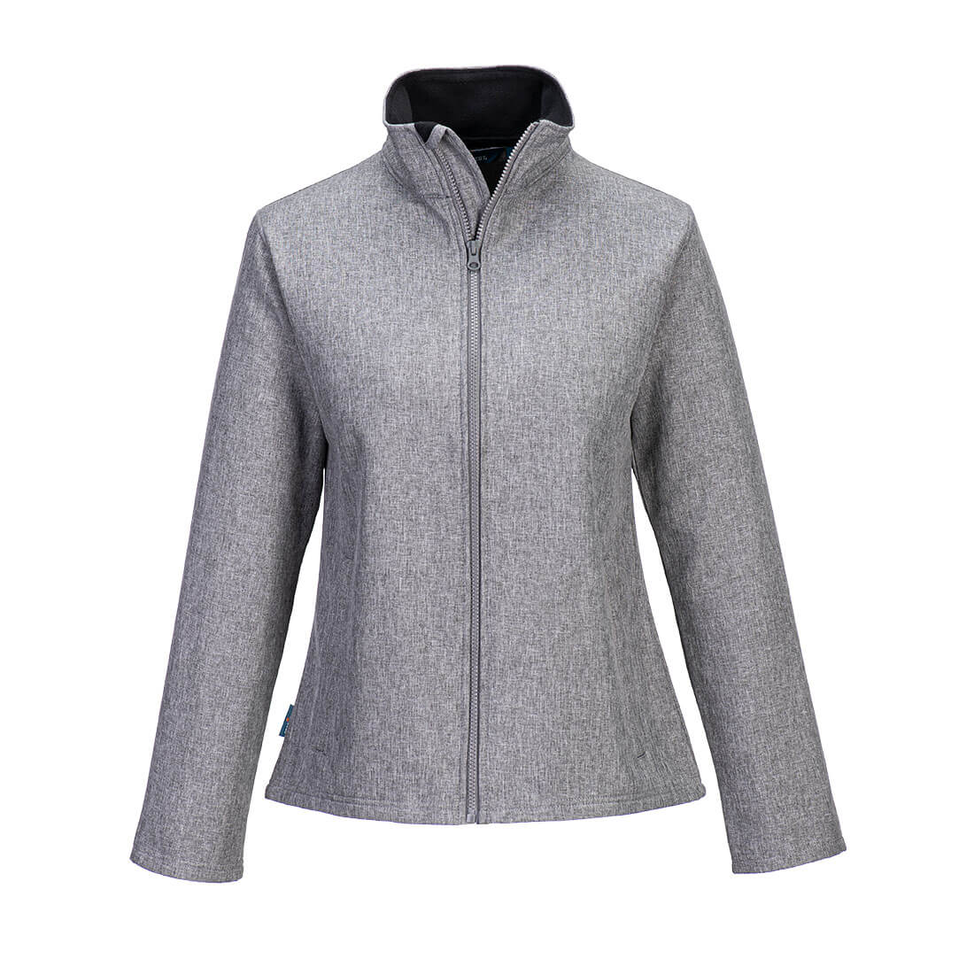 Damen Print und Promo Softshelljacke (2L) TK21 in Grau Marl, Größe S von Portwest