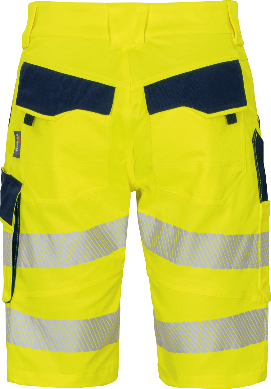 Short Flex-HiVis leuchtgelb-marine in Gr. 68 von Vizwell