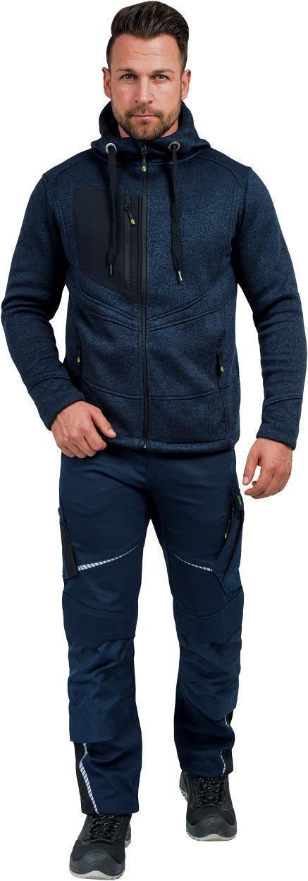 Strickjacke Casual Line Unisex Marine CASTJ, Gr. 2XL von Leibwächter