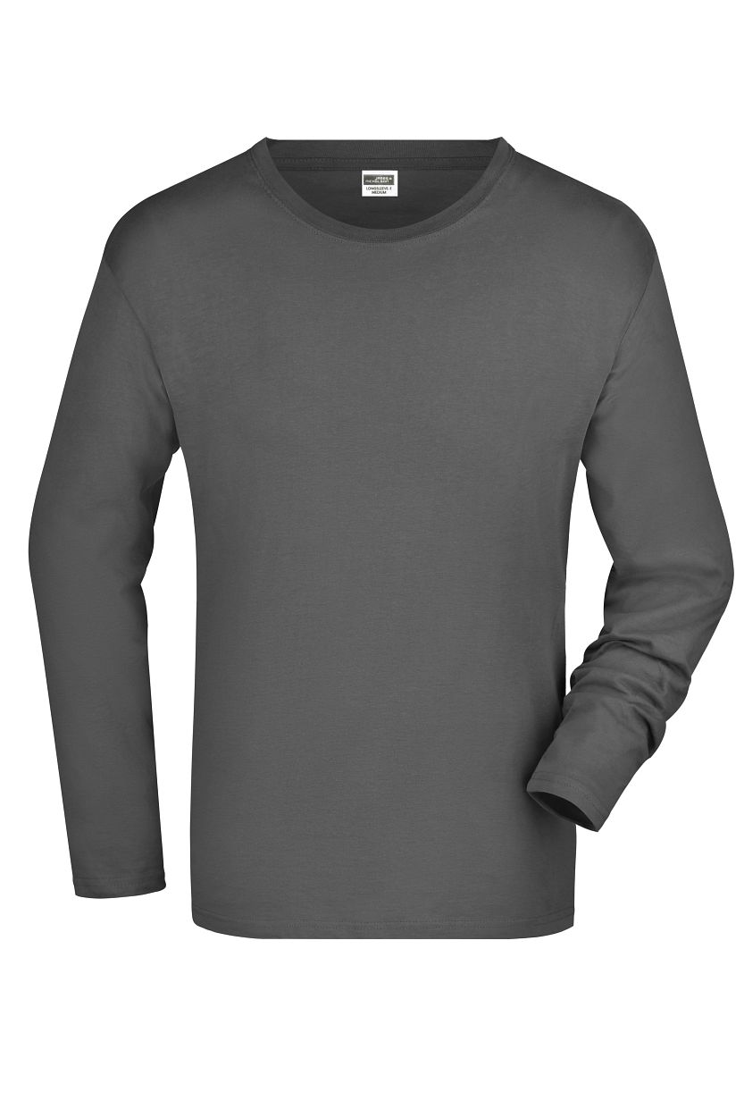 Men's Long-Sleeved Medium "JN913" in Graphite, Größe 3XL - Daiber