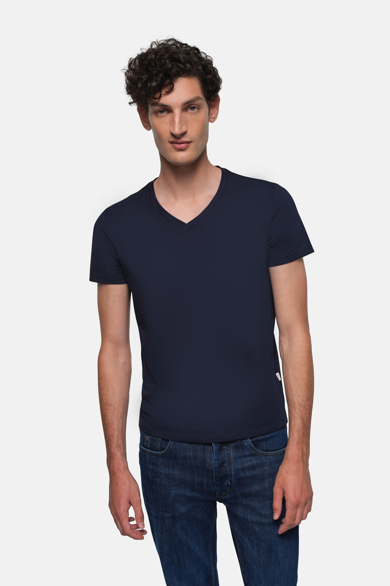 HAKRO 272 V-Shirt Stretch in Tinte, Größe S HAKRO 272 V-Shirt Stretch in Tinte, Größe S