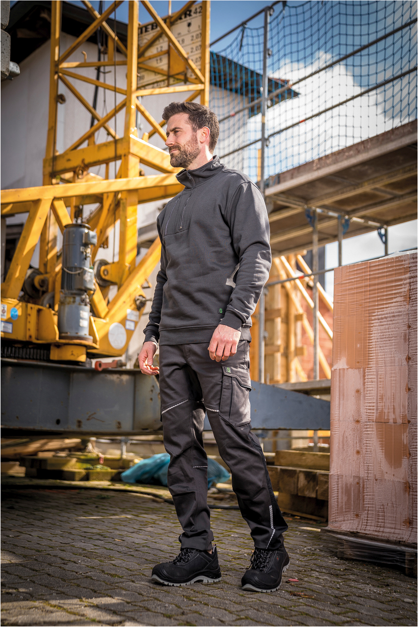 Zip-Sweater Paul FLEXR08 Flex Line in Anthrazit, Gr. 3XL von Leibwächter Zip-Sweater Paul FLEXR08 Flex Line in Anthrazit, Gr. 2XL von Leibwächter