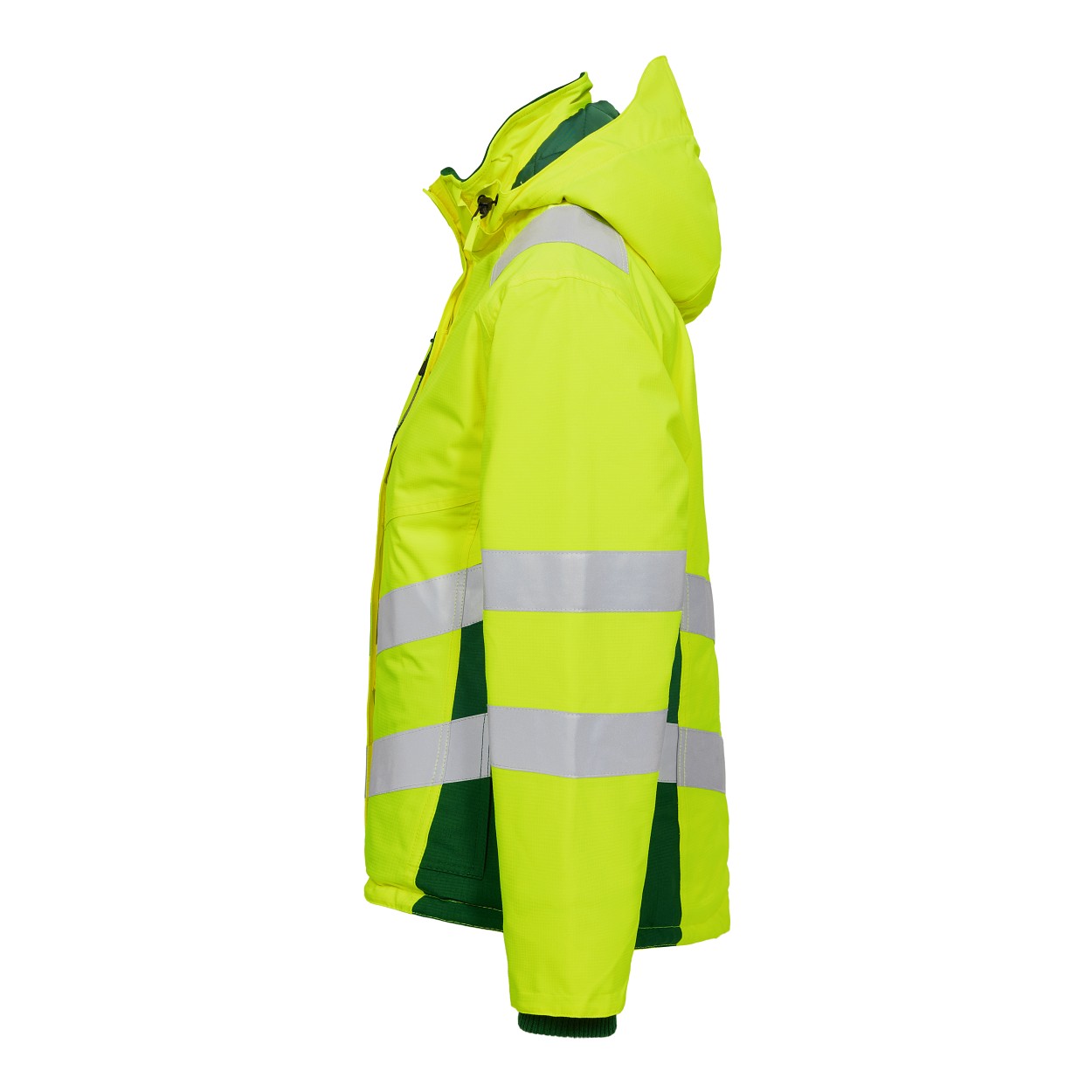 ENGEL Safety Damen Winterjacke in Gelb/Grün, Größe XS