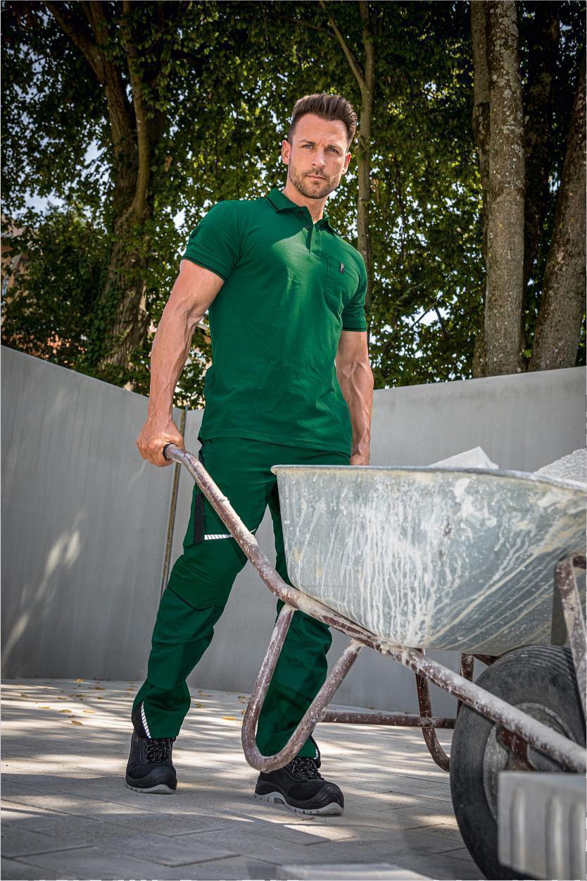 Bundhose Flex Line in Grün-Schwarz, Gr. 98 von Leibwächter