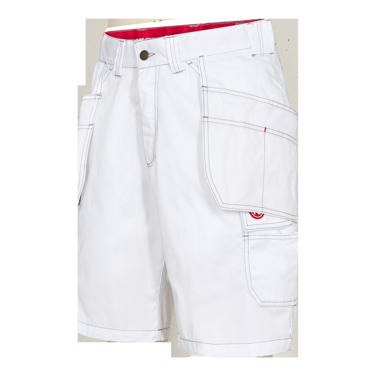 ENGEL Combat Arbeitsshorts mit Holstertaschen in Weiss, Größe 54