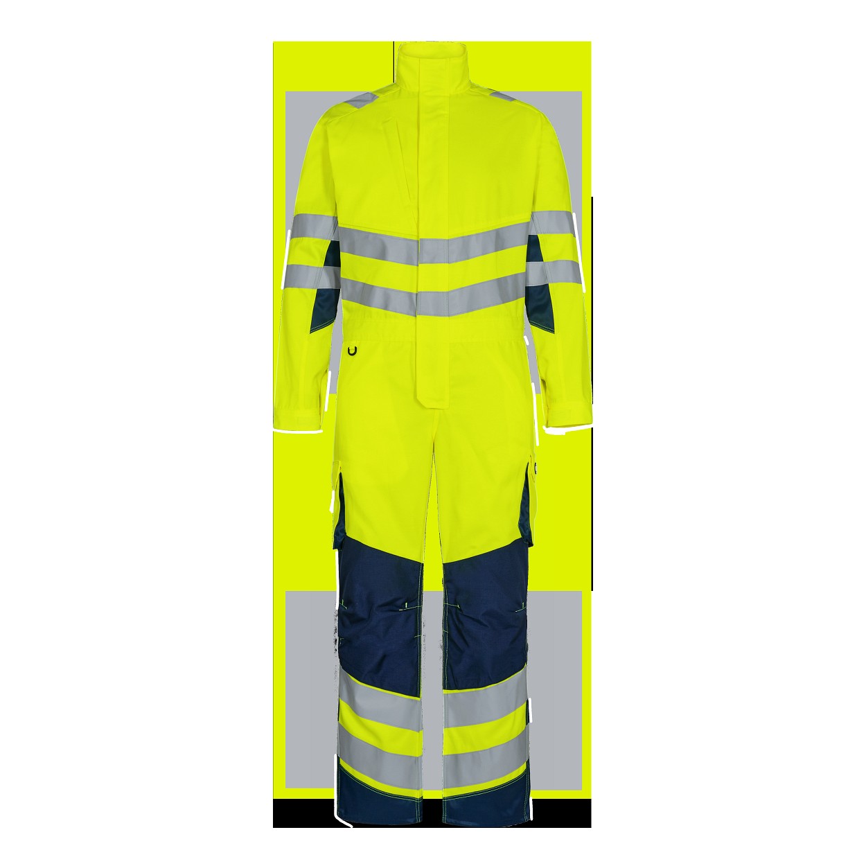 ENGEL Safety Light Overall in Gelb/Blue Ink, Größe XS