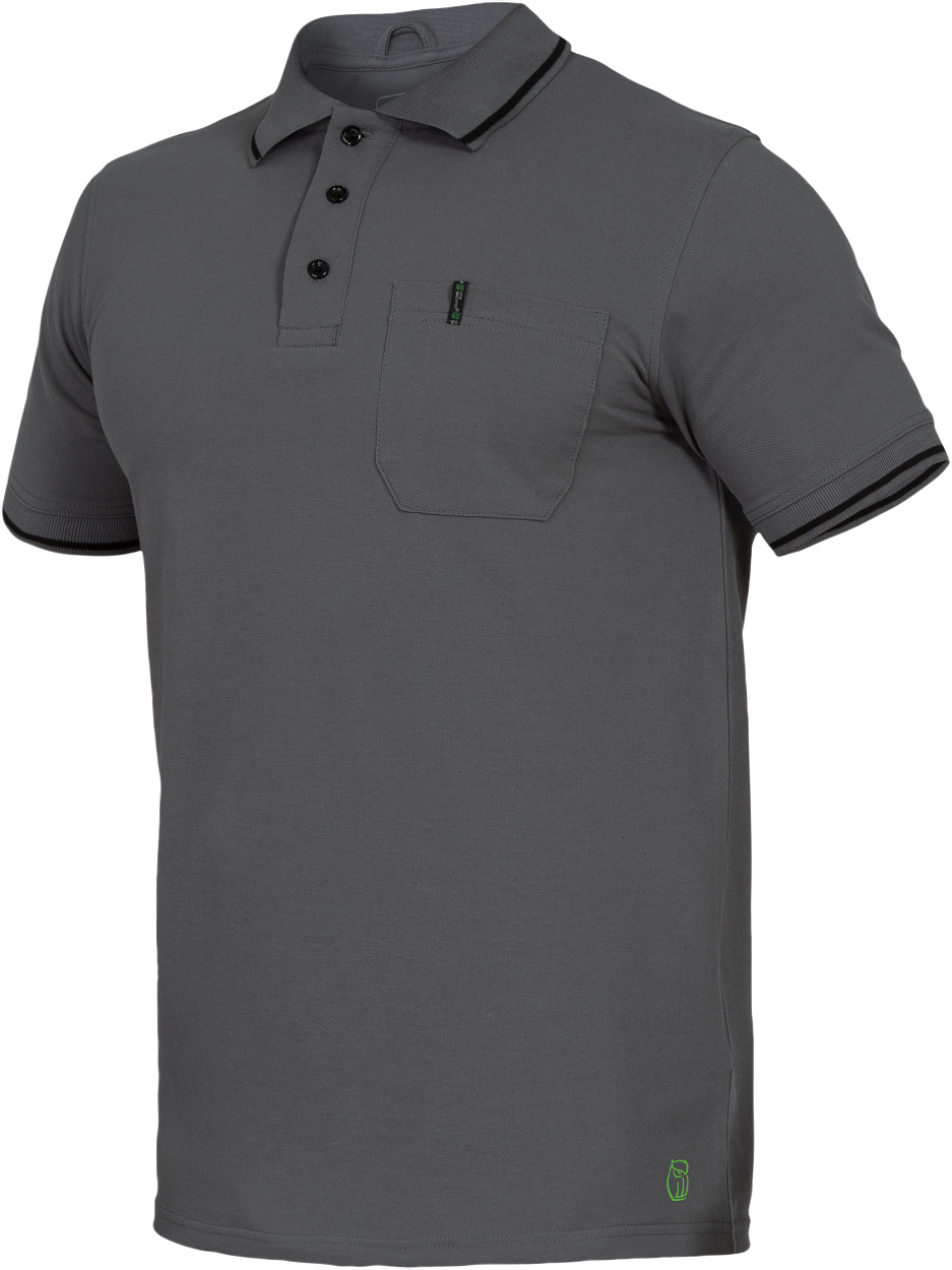 Polo-Shirt "Jens" Flex Line Grau FLEXU, Gr. 2XL von Leibwächter