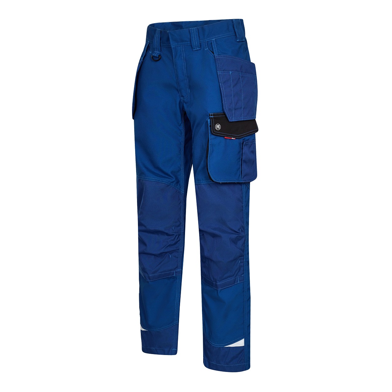 ENGEL Galaxy Arbeitshose mit Holstertaschen in Surfer Blue/Schwarz, Größe 106