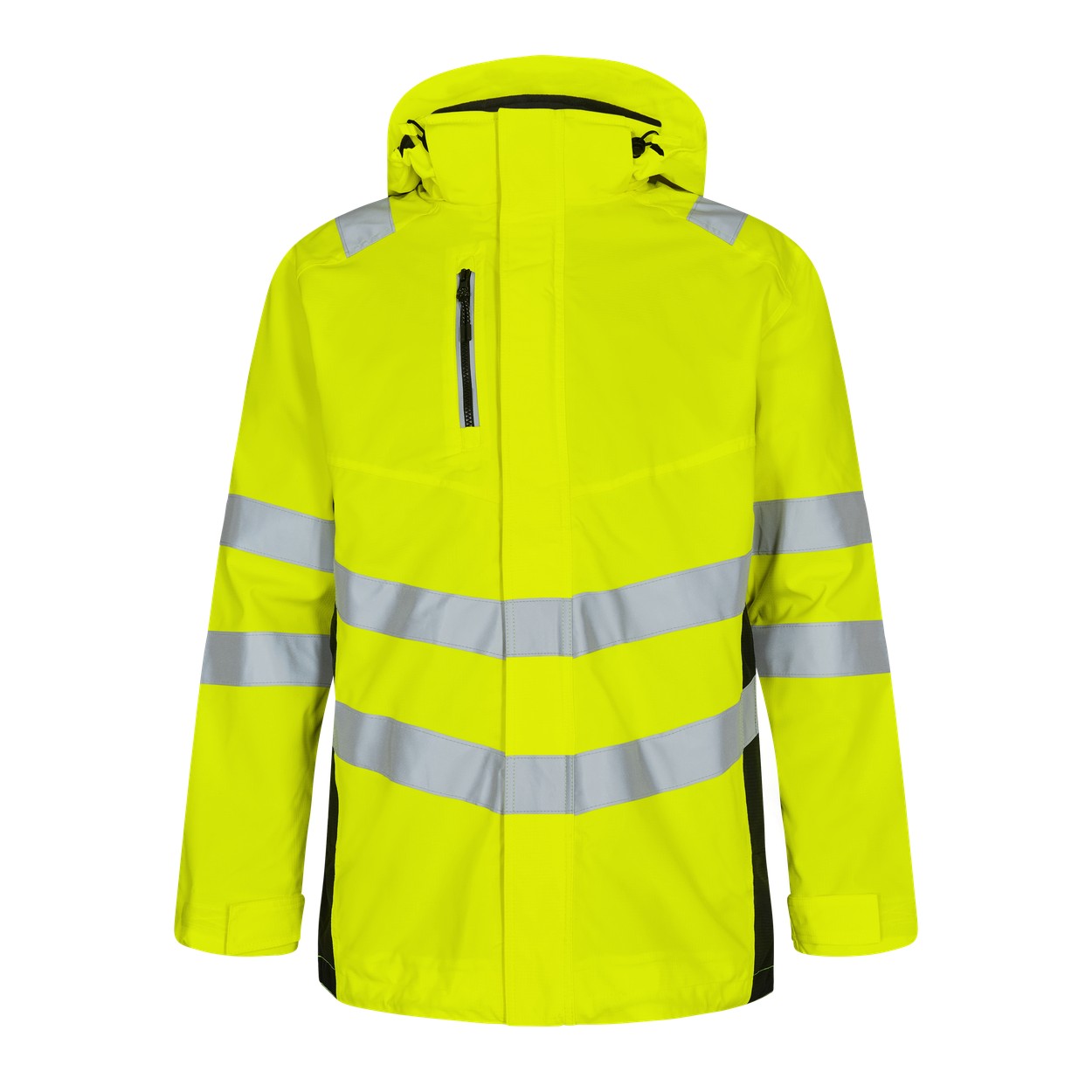 ENGEL Safety Shellparka in Gelb/Schwarz, Größe XS