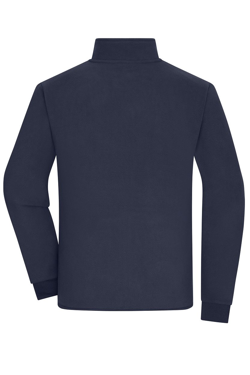 Men's Bonded Fleece Jacket "JN1322" in Navy/Dark-Grey, Größe 3XL - Daiber