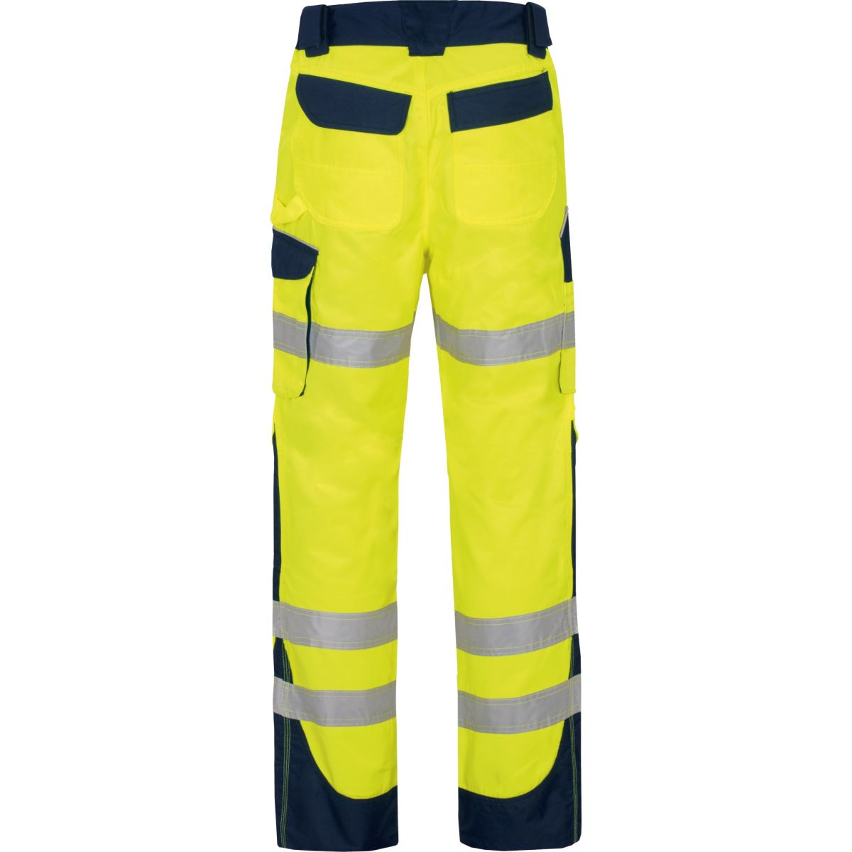 Warnschutz-Kontrast-Bundhose leuchtgelb-marine von Vizwell Warnschutz-Kontrast-Bundhose leuchtgelb-marine von Vizwell
