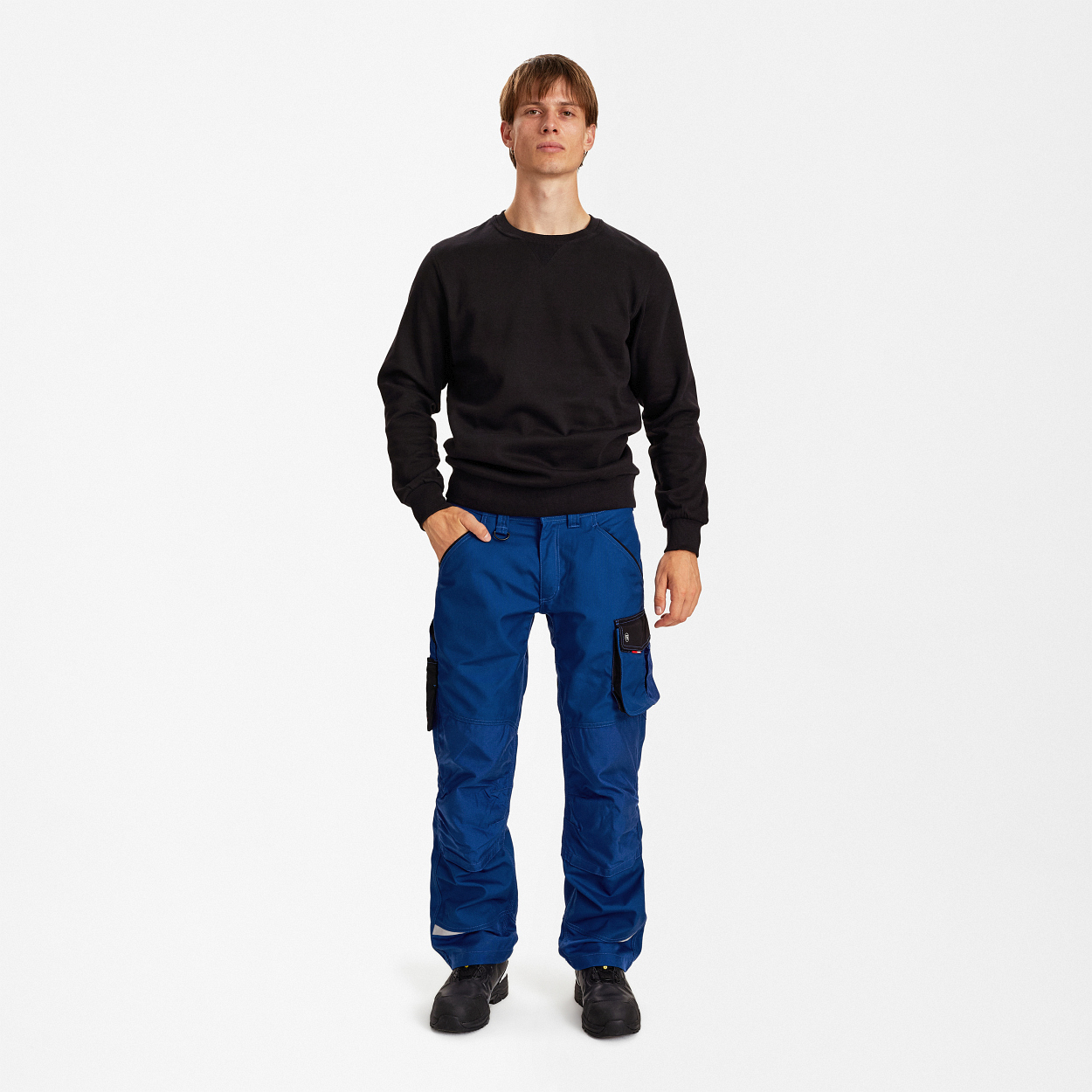 ENGEL Galaxy Arbeitshose in Surfer Blue/Schwarz, Größe 106