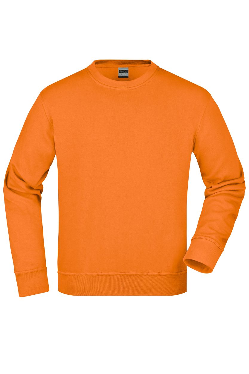 Workwear Sweatshirt "JN840" in Orange, Größe 6XL - Daiber