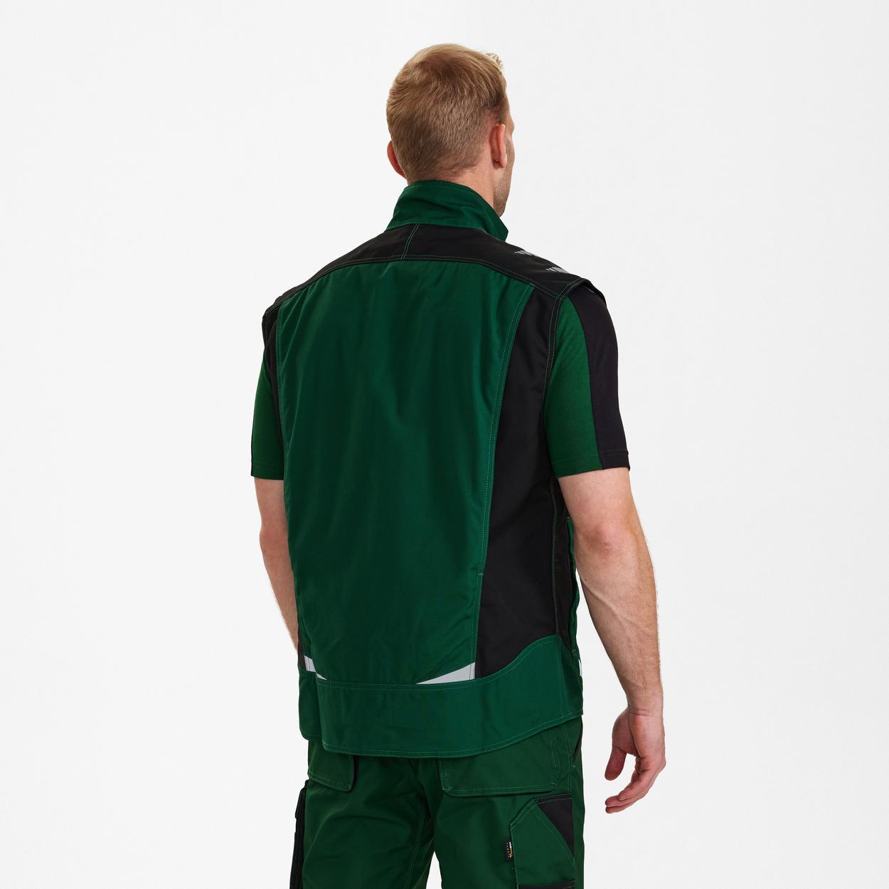 ENGEL Galaxy Serviceweste in Grün/Schwarz, Größe XS