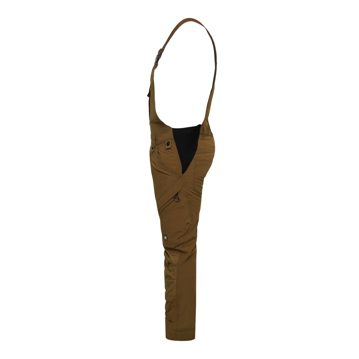 ENGEL X-treme Latzhose mit 4-Wege-Stretch in Toffee Brown, Größe 26