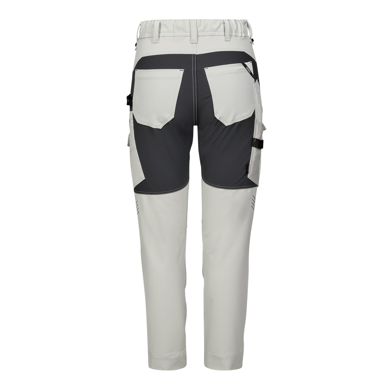 ENGEL Entire Damen Arbeitshose mit 4-Wege-Stretch in Bone White / Anthracite Grey, Größe 48