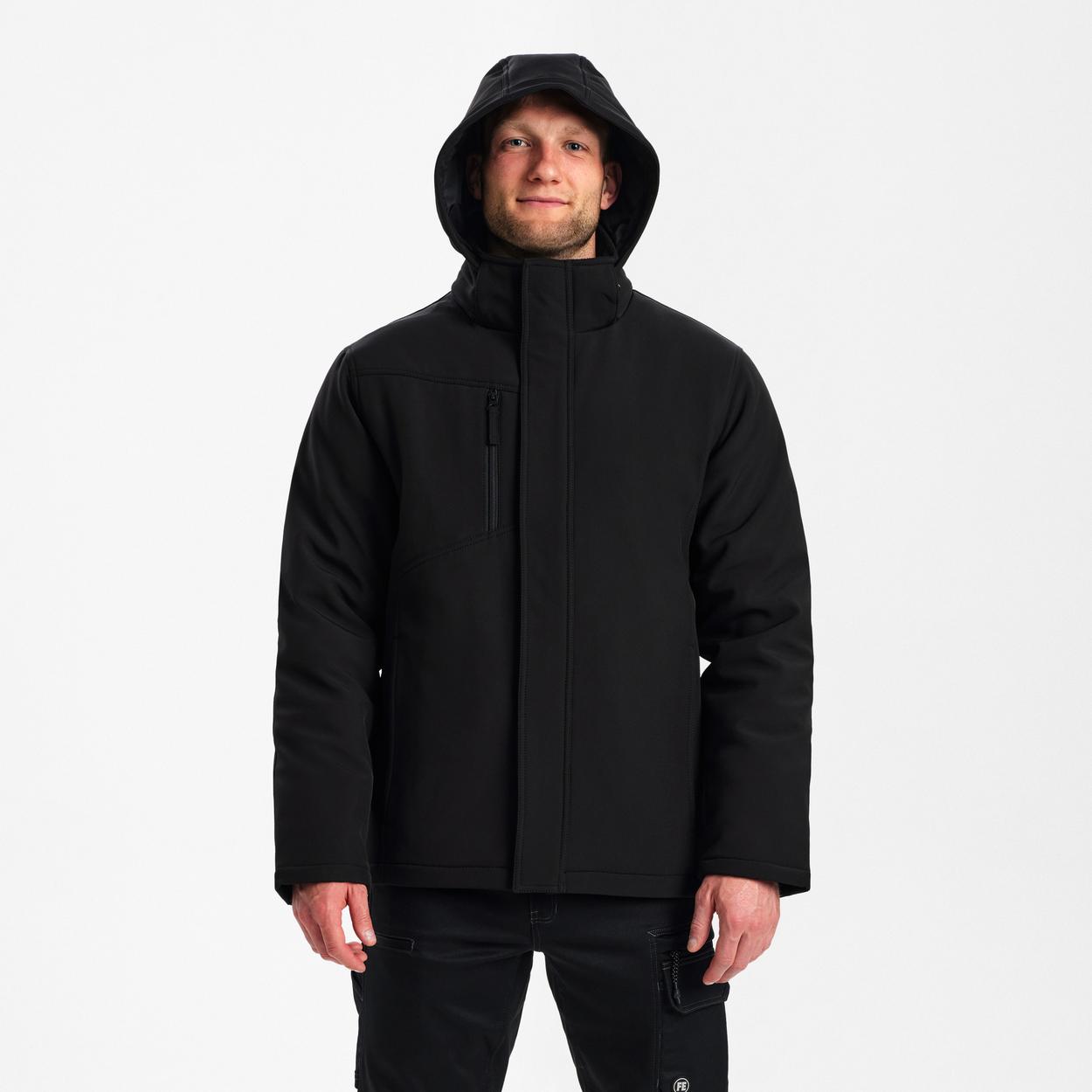 ENGEL Extend Softshell-Winterjacke in Schwarz, Größe XS